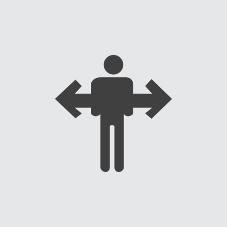 Direction icon illustration isolated vector sign symbolのイラスト素材