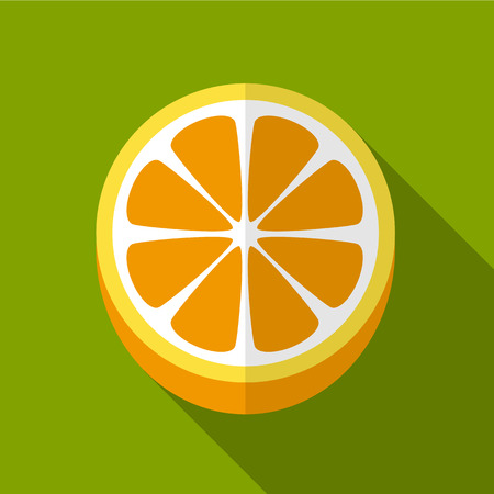 Orange flat icon illustration isolated vector sign symbolのイラスト素材