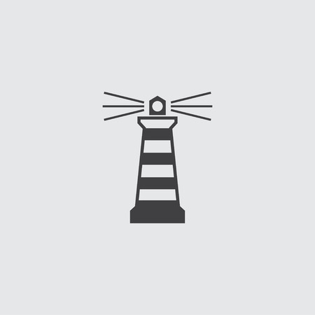 Lighthouse icon illustration isolated vector sign symbolのイラスト素材