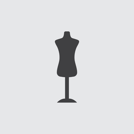 Mannequin icon illustration isolated vector sign symbolのイラスト素材