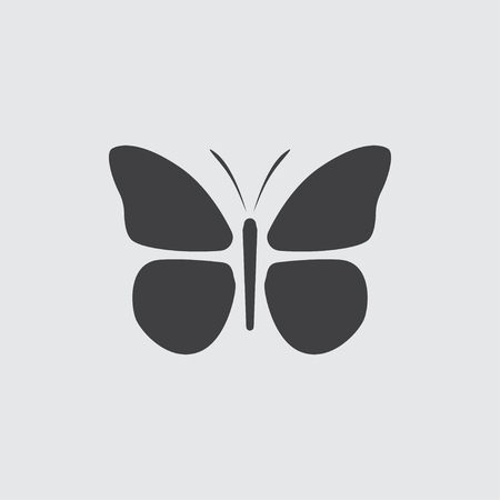 Butterfly icon illustration isolated vector sign symbolのイラスト素材
