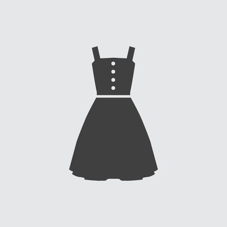 Dress icon illustration isolated vector sign symbolのイラスト素材