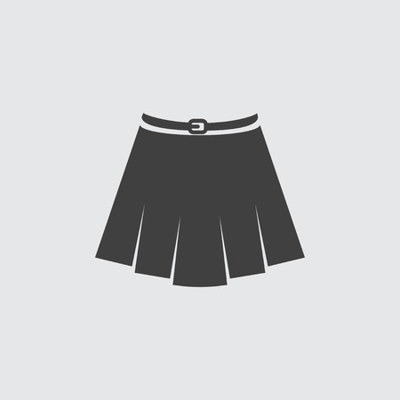 Skirt icon illustration isolated vector sign symbolのイラスト素材