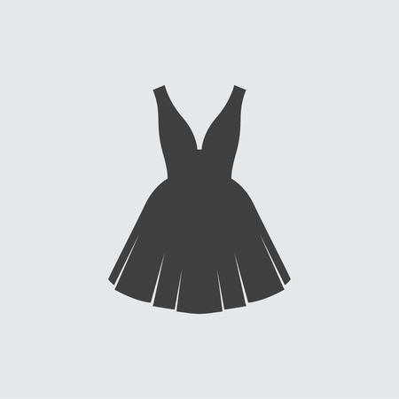 Dress icon illustration isolated vector sign symbolのイラスト素材