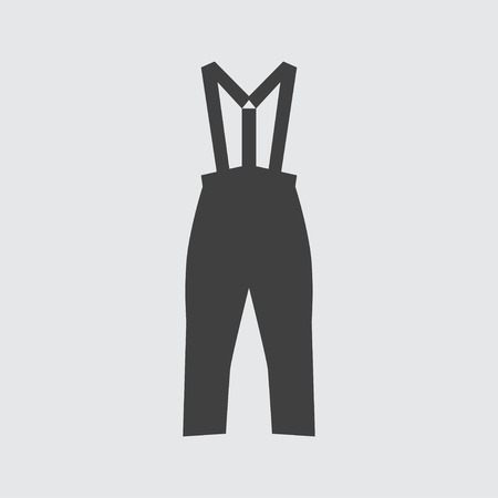 Overalls icon illustration isolated vector sign symbolのイラスト素材