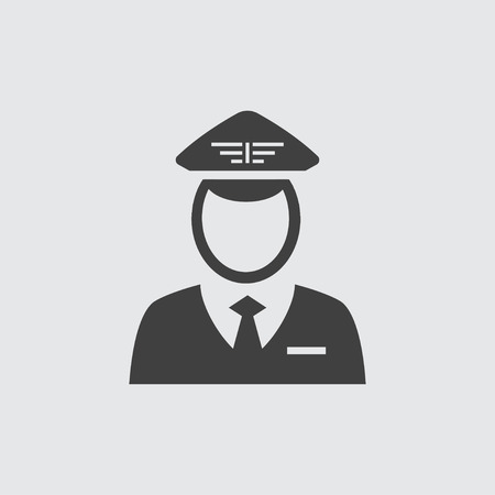 Policeman icon illustration isolated vector sign symbolのイラスト素材