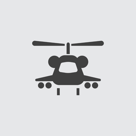 Helicopter icon illustration isolated vector sign symbolのイラスト素材