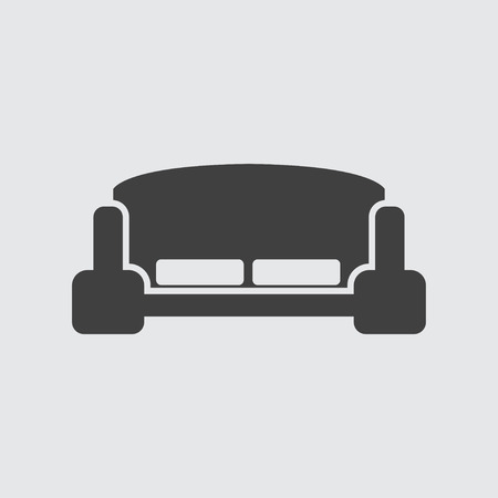 Sofa icon illustration isolated vector sign symbolのイラスト素材