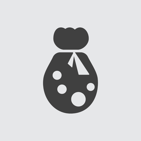 Sack icon illustration isolated vector sign symbolのイラスト素材