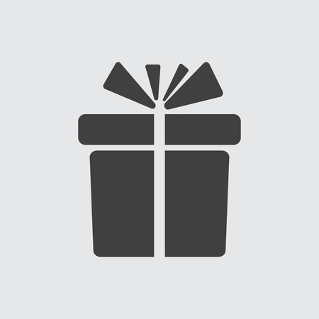 Gift icon illustration isolated vector sign symbolのイラスト素材