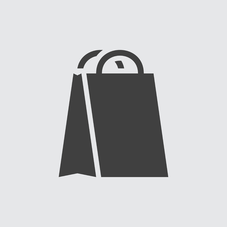 Shopping bag icon illustration isolated vector sign symbolのイラスト素材
