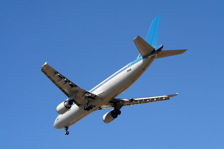 Landing airplane