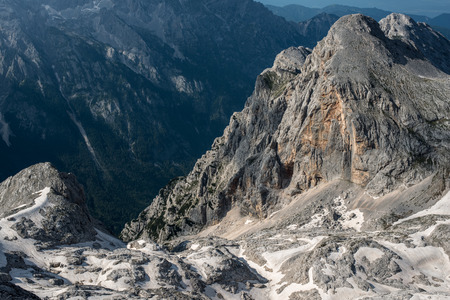 Beautiful views of Triglav National Park - Julian Alps, Sloveniaの写真素材