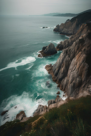 Cabo da Roca, Portugal. Beautiful seascape.の素材