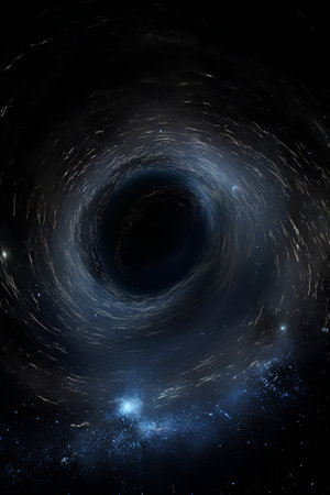Stars of a planet and galaxy in a free space Elements of this image furnished by NASAの素材