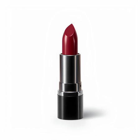 Lipstick isolated on white background. 3d rendering and illustration.の素材