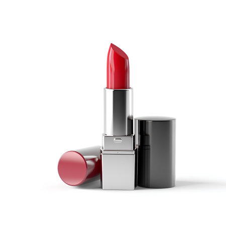 Lipsticks isolated on a white background. 3d rendering.の素材