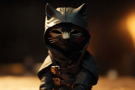 A studio shot of Star Wars movie character from Star Wars. Star Wars movies are extremely popular worldwide with children and collectors.の素材