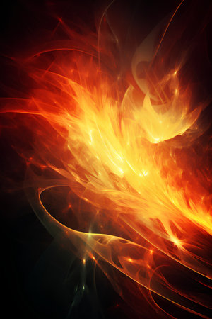 Abstract fractal. Fractal art background for creative design. Decoration for wallpaper, desktop, poster, cover booklet. Print for clothes, t-shirt. Creative illustration for designの素材