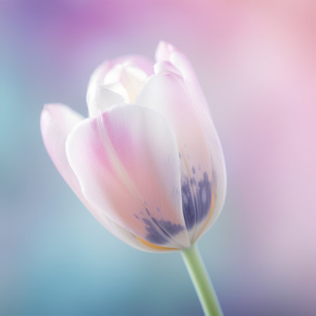 Tulip. Beautiful bouquet of tulips. Spring flowers.の素材