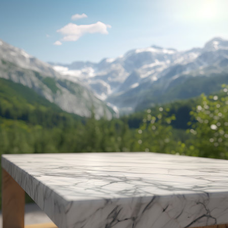 Table Top And Blur Nature of the Backgroun Conceptの素材