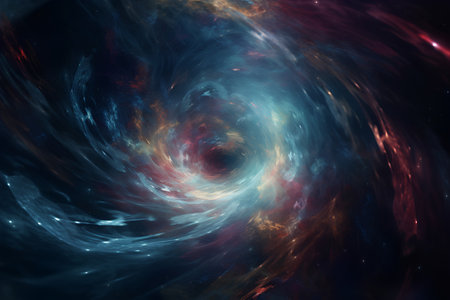 Abstract fractal. Fractal art background for creative design. Decoration for wallpaper, desktop, poster, cover booklet. Print for clothes, t-shirt. Creative illustration for designの素材