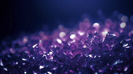 purple diamond background. 3d rendering, 3d illustration.の素材
