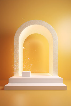 Abstract background for product presentation. 3d render, 3d illustration.の素材