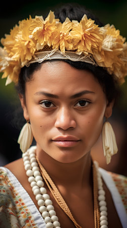 Portrait of a beautiful indian girl in traditional clothes.の素材