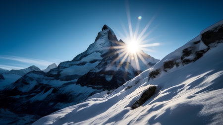 Matterhorn in the Swiss Alps, Zermatt, Switzerlandの素材