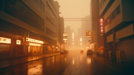 Shibuya, Tokyo, Japan, 3d rendering. Shibuya is a major shopping street in Tokyo.の素材