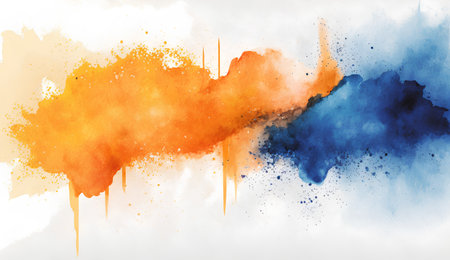 Abstract watercolor background. Hand-painted background. Vector illustration.の素材