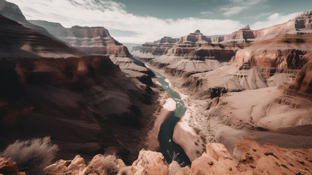 Beautiful view of the Grand Canyon in Arizona, United States.の素材