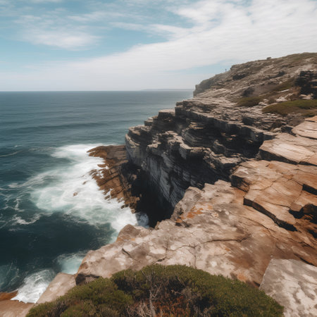 Cabo da Roca, Portugal. Beautiful seascape with cliffs.の素材