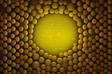 Abstract background with round holes. Vector illustration. Eps 10 file.の素材