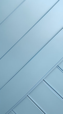 Blue metal texture background with vertical stripes. 3d render illustration.の素材