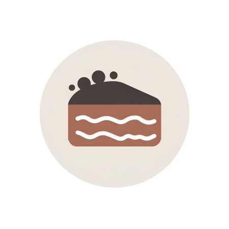 Piece of cake icon. Bakery symbol. Vector illustration.の素材