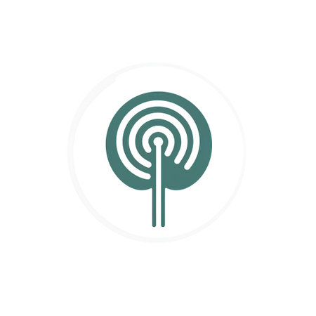 Wireless connection icon. Vector illustration isolated on a white background.の素材