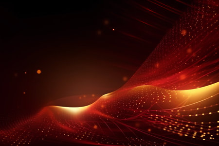 abstract background with glowing particles. Vector illustration. Eps 10.の素材
