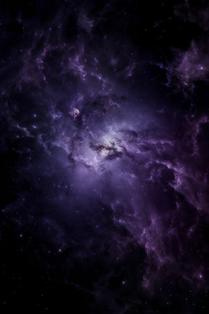Stars of a planet and galaxy in a free space Elements of this image furnished by NASAの素材