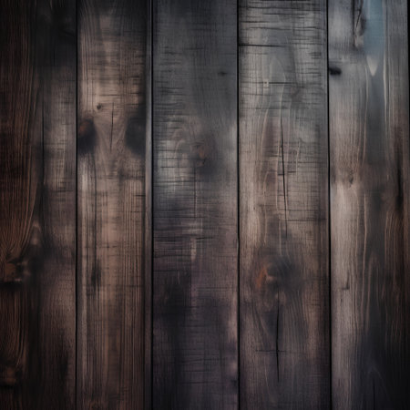 Old wooden background or texture. Dark brown wood texture with natural patternsの素材