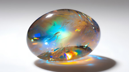 crystal ball on a white background. 3d illustration. macroの素材