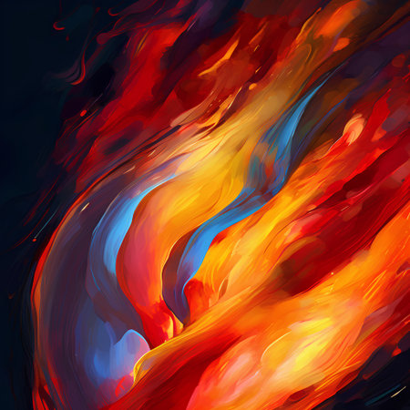 Abstract fire background. Vector illustration. Can be used for wallpaper, web page background, web banners.の素材