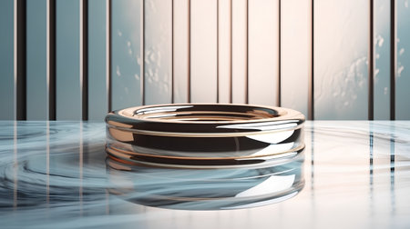 Cosmetic cream in a jar on a white background. 3d renderの素材