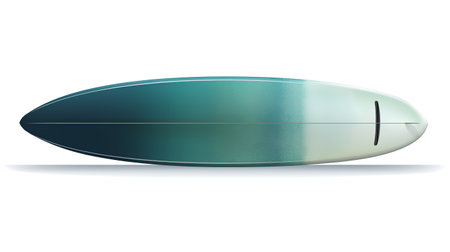 Surfboard. Isolated on white background. Vector illustration.の素材
