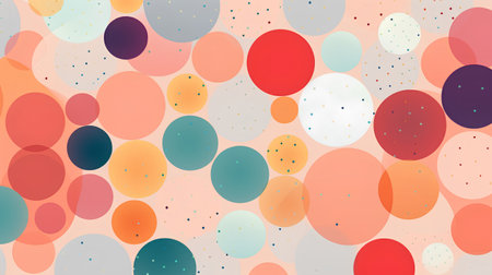 Seamless pattern with multicolored Easter eggs. Vector illustration.の素材