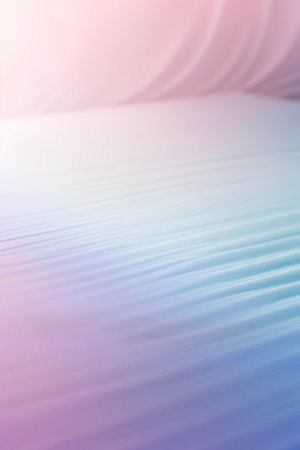 abstract pink and blue background with smooth wavy lines in itの素材