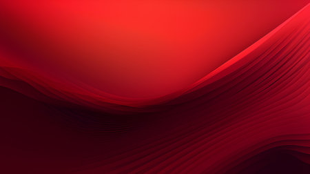 Abstract red wavy background. Vector illustration for your graphic design.の素材