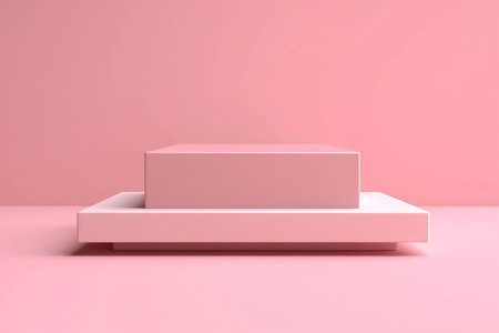 Minimalist abstract background, primitive geometrical figures, pastel colors, 3D renderの素材