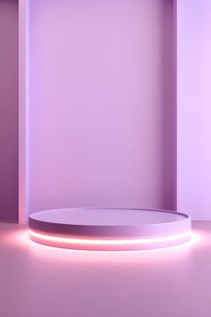 Abstract scene podium mockup. Award ceremony concept. 3d renderの素材